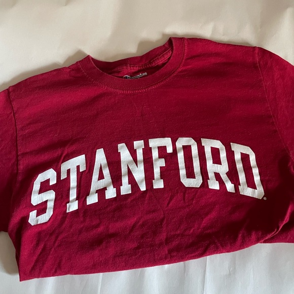 Stanford University Champion Short Sleeve T-Shirt - Picture 1 of 2